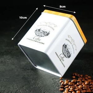 ΒΑΖΟ ΜΕΤΑΛΛΙΚΟ ΓΙΑ ΚΑΦΕ ΖΑΧΑΡΗ ΤΕΤΡΑΓΩΝΟ 8x8x10cm No41863 - Image 4
