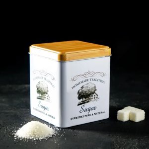 ΒΑΖΟ ΜΕΤΑΛΛΙΚΟ ΓΙΑ ΚΑΦΕ ΖΑΧΑΡΗ ΤΕΤΡΑΓΩΝΟ 8x8x10cm No41863 - Image 8