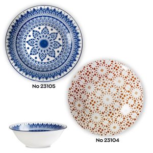 ΠΙΑΤΟ ΠΟΡΣΕΛΑΝΗ DESIGN ΣΑΛΑΤΙΕΡΑ 8 in - 20 cm - Image 2