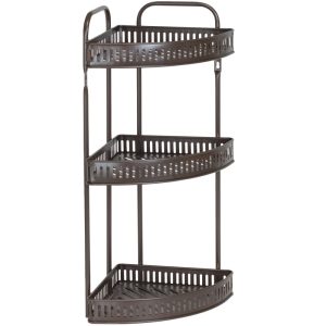 ΕΤΑΖΕΡΑ ΜΕΤΑΛΛΙΚΗ ΓΩΝΙΑΚΗ 3 ΘΕΣΕΩΝ 32x25x60cm VC2349 VIOSARP - Image 3