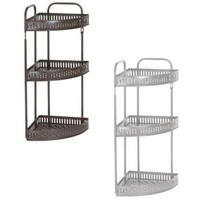 ΕΤΑΖΕΡΑ ΜΕΤΑΛΛΙΚΗ ΓΩΝΙΑΚΗ 3 ΘΕΣΕΩΝ 32x25x60cm VC2349 VIOSARP - Image 5