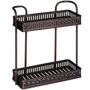 ΕΤΑΖΕΡΑ ΜΕΤΑΛΛΙΚΗ ΙΣΙΑ 2 ΘΕΣΕΩΝ 36,5x16x40,5cm VC2350 VIOSARP - Image 2