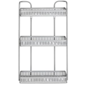 ΕΤΑΖΕΡΑ ΜΕΤΑΛΛΙΚΗ ΙΣΙΑ 3ΘΕΣΕΩΝ 36,5x16x60,5cm VC2351 VIOSARP - Image 2