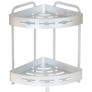 ΕΤΑΖΕΡΑ ΑΛΟΥΜΙΝΙΟΥ ΓΩΝΙΑΚΗ 2ΘΕΣΕΩΝ 24x24x36cm VC2352 VIOSARP - Image 1