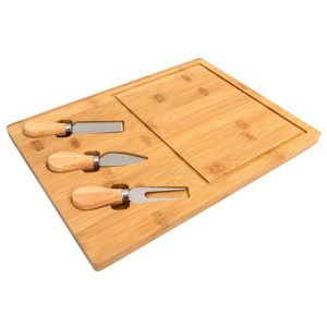 ΠΛΑΤΩ ΣΕΡΒΙΡΙΣΜΑΤΟΣ BAMBOO ΜΕ 3 ΑΞΕΣΟΥΑΡ ΤΥΡΙΟΥ 39x29cm VC2375 - Image 3