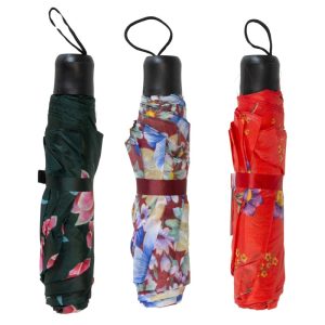 ΟΜΠΡΕΛΑ ΒΡΟΧΗΣ ΣΠΑΣΤΗ FLORAL 52cm - Image 1