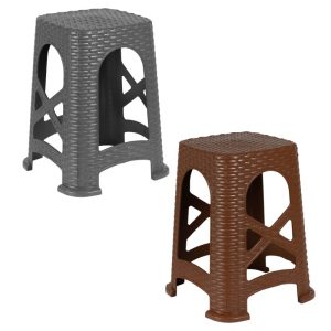 ΣΚΑΜΠΟ RATTAN ΤΕΤΡΑΓΩΝΟ Α ΠΟΙΟΤΗΤΑ 35,5x35,5x45cm Νο44659 - Image 2