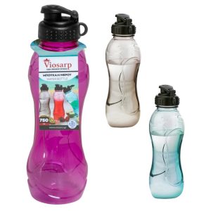 ΜΠΟΥΚΑΛΙ ΝΕΡΟΥ ΠΛΑΣΤΙΚΟ ΔΙΑΦΑΝΟ No45441 750ml VIOSARP - Image 1