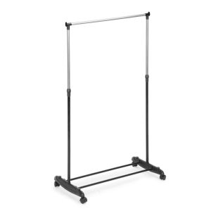 ΚΡΕΜΑΣΤΡΑ ΜΕΤΑΛΛΙΚΗ ΓΙΑ ΡΟΥΧΑ ΜΕ ΡΟΔΕΣ 82x42x90,5/160cm WR4128-1 22-19 - Image 1
