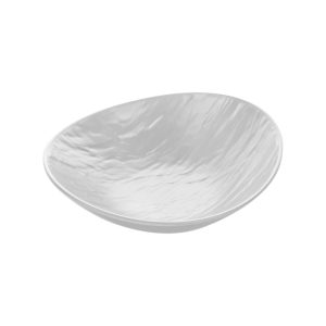 ΠΙΑΤΟ ΜΕΛΑΜΙΝΗ ΣΑΛΑΤΑΣ ΟΒΑΛ STONE ΛΕΥΚΟ PM152W 19x17,3cm VIOSARP - Image 2