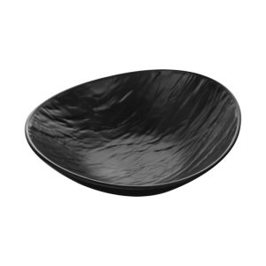 ΠΙΑΤΟ ΜΕΛΑΜΙΝΗ ΣΑΛΑΤΑΣ ΟΒΑΛ STONE ΜΑΥΡΟ PM153B 24x21,8cm VIOSARP - Image 2