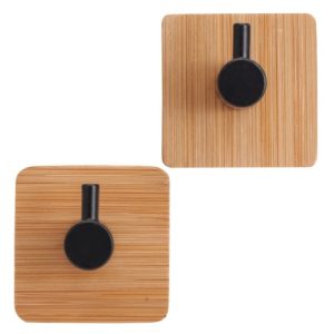 ΚΡΕΜΑΣΤΡΑΚΙΑ ΜΠΑΜΠΟΥ SQUARE ΣΕΤ 2 ΤΜΧ W7991S-2P 4,5x4,5x2,8cm VIOSARP - Image 1