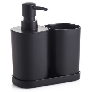 ΣΕΤ ΑΞΕΣΟΥΑΡ ΜΠΑΝΙΟΥ ΠΛΑΣΤΙΚΟ MINIMAL 3 ΤΜΧ B8108-S3 15x7,3x17,5cm VIOSARP - Image 2