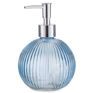 ΔΟΧΕΙΟ ΚΡΕΜΟΣΑΠΟΥΝΟΥ ΓΥΑΛΙΝΟ DROP B8402A-1 450ml 10,2x16,2cm VIOSARP - Image 1
