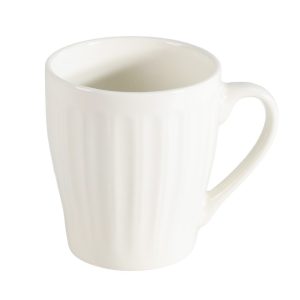 ΚΟΥΠΑ ΚΕΡΑΜΙΚΗ ΛΕΥΚΗ ΑΝΑΓΛΥΦΗ L 240ml 7.8x8.8cm VC2984 VIOSARP - Image 1