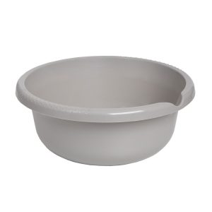 ΛΕΚΑΝΗ ΣΤΡΟΓΓΥΛΗ ΜΕ ΧΕΙΛΟΣ 15L 45x18cm VIOSARP - Image 1