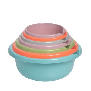 ΛΕΚΑΝΗ ΣΤΡΟΓΓΥΛΗ ΜΕ ΧΕΙΛΟΣ 28L 55x22cm VIOSARP - Image 4