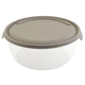 ΦΑΓΗΤΟΔΟΧΕΙΟ ECONOMY ΣΤΡΟΓΓΥΛΟ 1L 17.5x7cm VIOSARP - Image 2