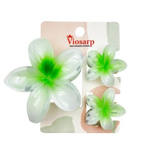ΚΛΑΜΕΡ ΜΑΛΛΙΩΝ ΛΟΥΛΟΥΔΙ ΔΙΧΡΩΜΟ ΣΕΤ 3 ΤΜΧ 4cm VC2949 - Image 6