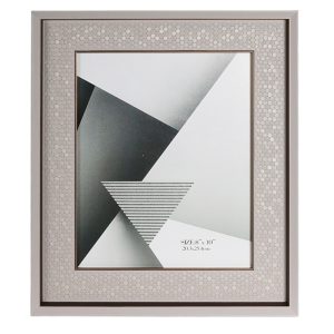 ΚΟΡΝΙΖΑ ΓΚΡΙ EMBOSSED 20x25cm VC3013-4 - Image 1