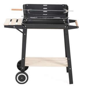 ΨΗΣΤΑΡΙΑ BBQ 85x83cm ΜΕ ΞΥΛΙΝΕΣ ΛΑΒΕΣ ΚΑΙ ΡΟΔΕΣ 1930Α9 - Image 1