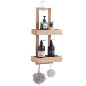 ΕΤΑΖΕΡΑ ΙΣΙΑ BAMBOO 2 ΘΕΣΕΩΝ 26x13x61cm B7698 VIOSARP - Image 1