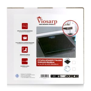ΖΥΓΑΡΙΑ ΜΠΑΝΙΟΥ ΓΥΑΛΙΝΗ 150KG ΨΗΦΙΑΚΗ 28x28cm B6017-28HB - Image 4