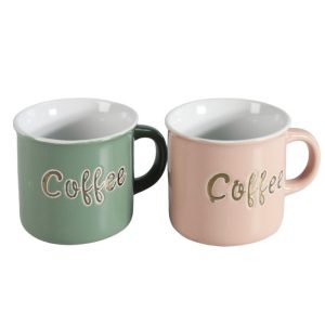 ΚΟΥΠΑ ΚΕΡΑΜΙΚΗ COFFEE S 7.6x6.8cm 190ml VC2982 VIOSARP - Image 1