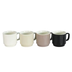 ΚΟΥΠΑ ΚΕΡΑΜΙΚΗ ΣΤΙΒΑΖΟΜΕΝΗ ΡΙΓΑ L 8,5x8cm 300ml VC3145 VIOSARP - Image 1