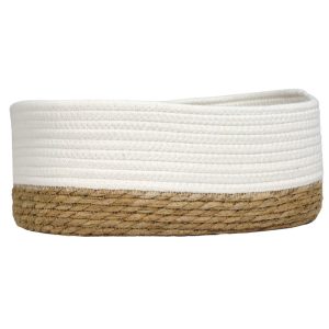 ΚΑΛΑΘΙ ΔΙΑΦΟΡΩΝ ΧΡΗΣΕΩΝ ΣΧΟΙΝΙ ΜΕ ΨΑΘΑ 35x23x14cm VC3075-3 VIOSARP - Image 2