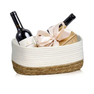 ΚΑΛΑΘΙ ΔΙΑΦΟΡΩΝ ΧΡΗΣΕΩΝ ΣΧΟΙΝΙ ΜΕ ΨΑΘΑ 35x23x14cm VC3075-3 VIOSARP - Image 6