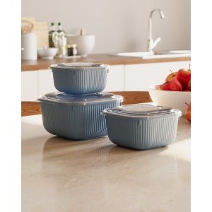 ΦΑΓΗΤΟΔΟΧΕΙΟ LINE ΤΕΤΡΑΓΩΝΟ ΣΕΤ 3 ΤΕΜ 600ml-1100ml-1800ml VIOSARP - Image 6