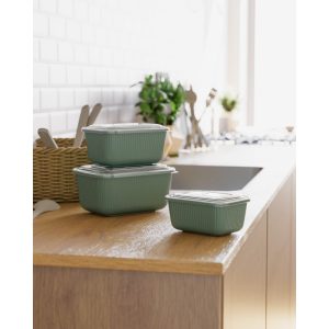 ΦΑΓΗΤΟΔΟΧΕΙΟ LINE ΟΡΘΟΓΩΝΙΟ ΣΕΤ 3 ΤΕΜ 600ml-1050ml-1800ml VIOSARP - Image 5