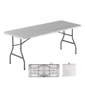 ΤΡΑΠΕΖΙ ΠΛΑΣΤΙΚΟ ΠΤΥΣΣΟΜΕΝΟ CATERING ΟΡΘΟΓΩΝΙΟ 180x70x74cm - Image 1