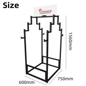 ΣΤΑΝΤ ΜΕΤΑΛΛΙΚΟ ΓΙΑ ΠΑΤΑΚΙΑ 16 ΘΕΣΕΩΝ 60x75x150cm VIOSARP - Image 3