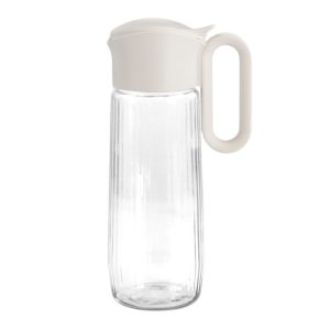 ΚΑΝΑΤΑ ΓΥΑΛΙΝΗ ΜΕ ΠΛΑΣΤΙΚΟ ΚΑΠΑΚΙ 1500ml LUVIA No111034 - Image 1