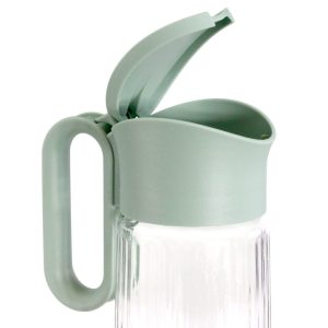 ΚΑΝΑΤΑ ΓΥΑΛΙΝΗ ΜΕ ΠΛΑΣΤΙΚΟ ΚΑΠΑΚΙ 1500ml LUVIA No111034 - Image 4