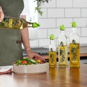 ΛΑΔΙΚΟ ΓΥΑΛΙΝΟ ΤΕΤΡΑΓΩΝΟ OLIVE 750ml No152012 - Image 3