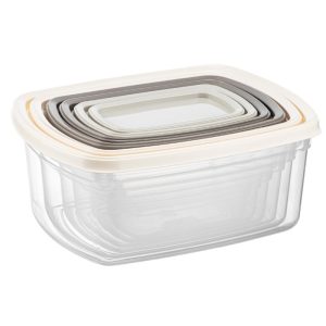 ΦΑΓΗΤΟΔΟΧΕΙΟ EASYBOX ΟΡΘΟΓΩΝΙΟ ΣΕΤ 6 ΤΕΜ 225ml-430ml-750ml-1220ml-1950ml-3000ml No661 VIOSARP - Image 5