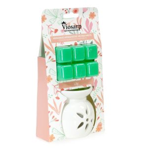 ΑΡΩΜΑΤΙΣΤΗΣ ΚΕΡΑΜΙΚΟΣ 7,8x6,5x7,8 ΣΕΤ ΜΕ WAX MELTS 66G No976602 - Image 2