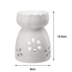 ΑΡΩΜΑΤΙΣΤΗΣ ΚΕΡΑΜΙΚΟΣ 8x8x10,5 ΣΕΤ ΜΕ WAX MELTS 66G No997517 - Image 3