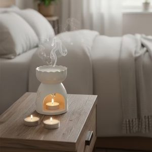ΑΡΩΜΑΤΙΣΤΗΣ ΚΕΡΑΜΙΚΟΣ 8x8x10,5 ΣΕΤ ΜΕ WAX MELTS 66G No997517 - Image 5