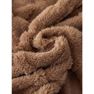 ΚΟΥΒΕΡΤΑ ΑΠΟ ΖΑΚΑΡ ΒΕΛΟΥΔΟ ΚΑΙ SHERPA 220x200cm NoG23-BT034-2 - Image 2