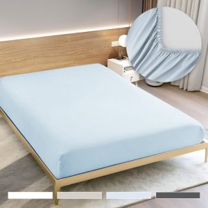 ΣΕΝΤΟΝΙ MICROFIBER ΜΕ ΛΑΣΤΙΧΟ ΔΙΠΛΟ 160x200+25cm NoL12860-2 - Image 4