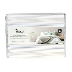 ΣΕΝΤΟΝΙΑ ULTRA SOFT MICROFIBER ΜΟΝΑ ΣΕΤ 3ΤΜΧ ΜΕ ΜΑΞΙΛΑΡΟΘΗΚΗ ΜΕ ΣΧΕΔΙΟ NoNL19784-3 - Image 4