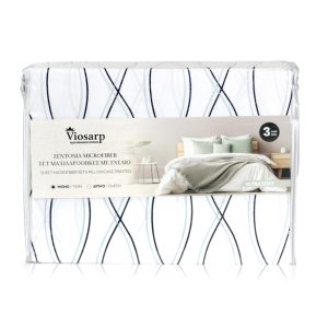 ΣΕΝΤΟΝΙΑ ULTRA SOFT MICROFIBER ΜΟΝΑ ΣΕΤ 3ΤΜΧ ΜΕ ΜΑΞΙΛΑΡΟΘΗΚΗ ΜΕ ΣΧΕΔΙΟ NoNL19784-3 - Image 5