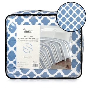ΠΑΠΛΩΜΑ MICROFIBER ΜΕ ΣΧΕΔΙΟ 220x240cm NoNL10476-P-2 - Image 1
