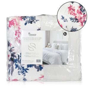 ΠΑΠΛΩΜΑ MICROFIBER ΔΙΠΛΗΣ ΟΨΗΣ ΣΕΤ ΜΑΞΙΛΑΡΟΘΗΚΕΣ ΜΕ ΣΧΕΔΙΟ 220X200CM/50X75CMx2 NoNL10348-2 - Image 5