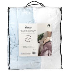 ΠΑΠΛΩΜΑ MICROFIBER ΔΙΠΛΗΣ ΟΨΗΣ ΣΕΤ ΜΑΞΙΛΑΡΟΘΗΚΕΣ 220X240CM/50X75CMx2 NoNL10473-5 - Image 3