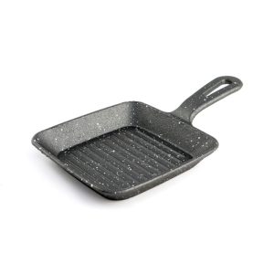 ΤΗΓΑΝΙ ΜΑΝΤΕΜΙ ΤΕΤΡΑΓΩΝΟ 16cm ΣΕΤ ΜΕ ΞΥΛΙΝΗ ΒΑΣΗ VC2408 - Image 2